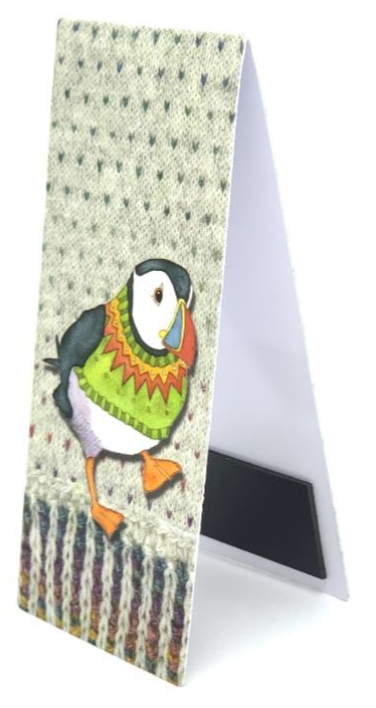 WOOLLY PUFFINS MAGNETIC BOOKMARK (BOKMÄRKE - MAGNET)