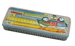 WOOLLY PUFFINS PENCIL TIN (PENNSKRIN)