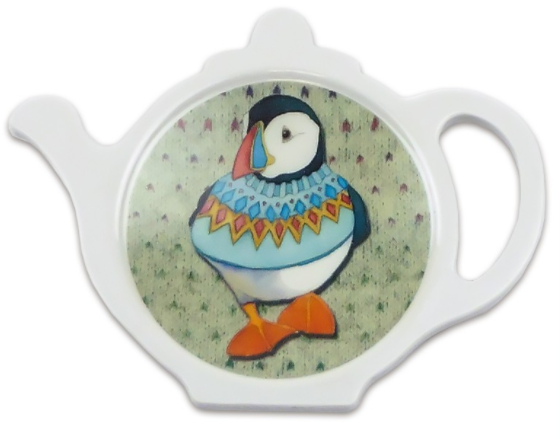 WOOLLY PUFFINS TEA BAG TIDY (TEPÅSFAT)