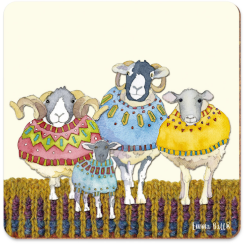 WOOLLY SHEEP IN SWEATERS POT STAND (GRYTUNDERLÄGG)