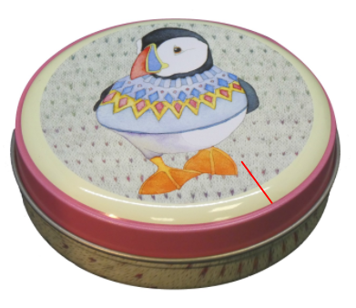 WOOLLY PUFFIN - ROUND TIN (RUND BURK)