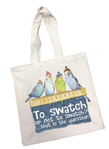 TO SWATCH OR NOT TO SWATCH...- COTTON CANVAS BAG (TYGPÅSE)
