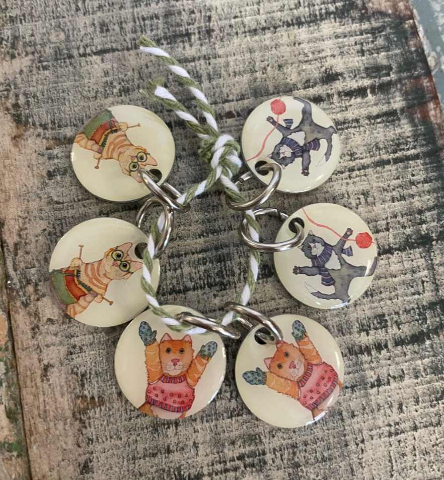 KITTENS IN MITTENS STITCH MARKERS (MARKÖRER)