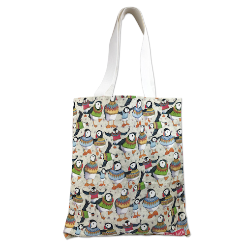 WOOLLY PUFFIN TOTE BAG (BAG)