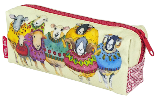 SHEEP IN SWEATERS PENCIL CASE (PENNFODRAL)