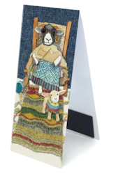 KNITTING SHEEP MAGNETIC BOOKMARK (BOKMÄRKE - MAGNET)