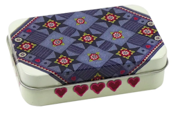 INDIGO DREAMS MINI RECTANGULAR TIN – JANIE CROW (ASK)