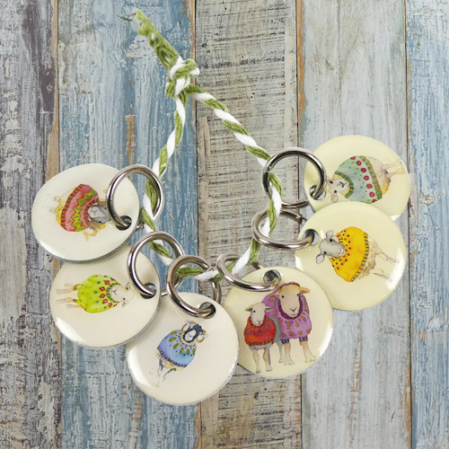 SHEEP IN SWEATERS STITCH MARKERS (MARKÖRER)
