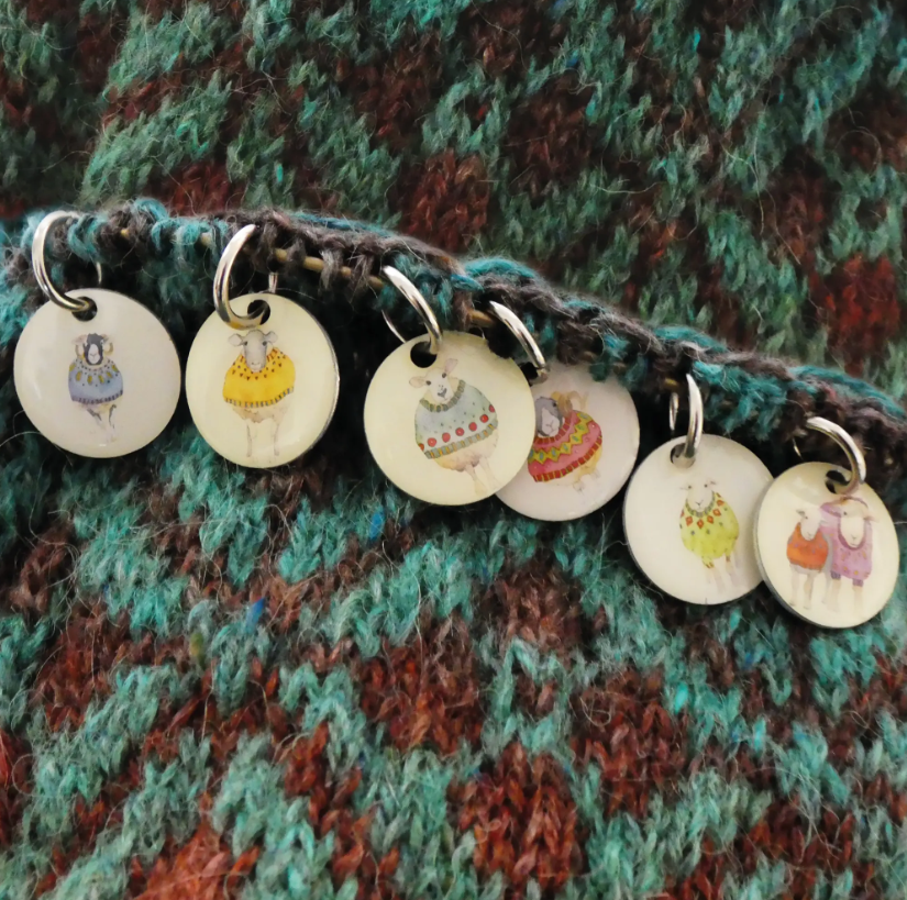 SHEEP IN SWEATERS STITCH MARKERS (MARKÖRER)