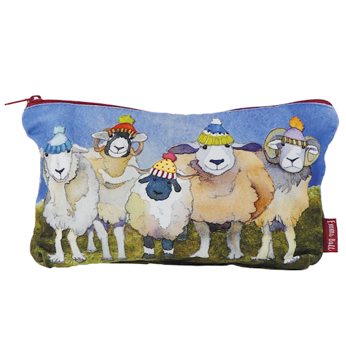 HAPPY SHEEP ZIPPED POUCH (PÅSE)