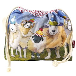 HAPPY SHEEP DRAWSTRING BAG (PÅSE, BAG)