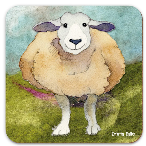 HAPPY SHEEP – SINGLE COASTER (UNDERLÄGG)