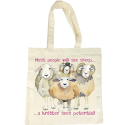 SHEEP POTENTIAL – COTTON CANVAS BAG (TYGPÅSE)