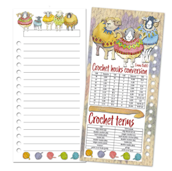 Sheep in Sweaters Crochet Colour Chart Cards (FÄRGKARTA)