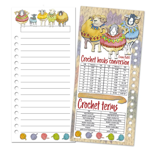 Sheep in Sweaters Crochet Colour Chart Cards (FÄRGKARTA)