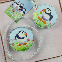Sea Thrift Puffins Tape Measure (MÅTTBAND)