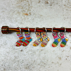 Sock Stitch Markers (set av 6) (MARKÖRER)