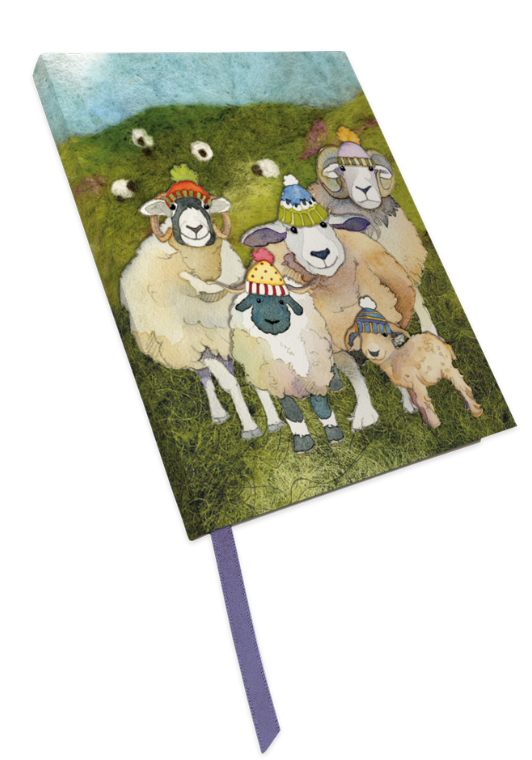 Happy Sheep Bound Notebook (ANTECKNINGSBOK)