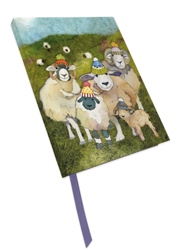 Happy Sheep Bound Notebook (ANTECKNINGSBOK)