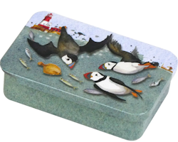 Diving Puffins Pocket Tin (ASK)
