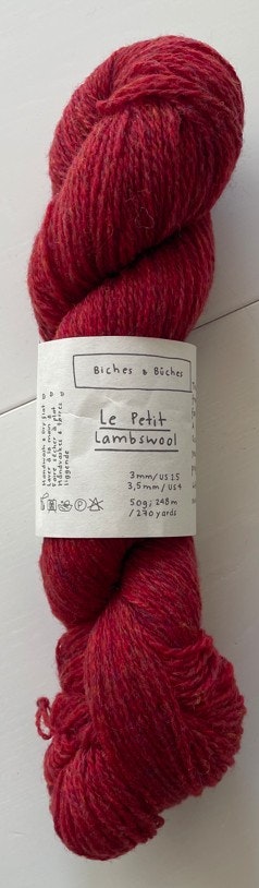 Le Petit Lambswool - Medium Red Grey