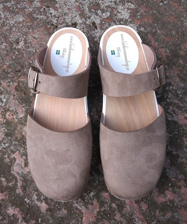 Britta, mjuk,  beige nubuck