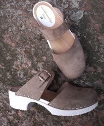 Britta, mjuk,  beige nubuck