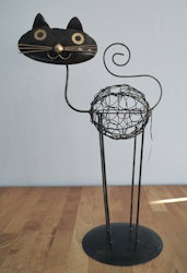Stor ståtlig katt 42×25 cm