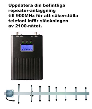 Paket för Telia +15dBm uppdatering till 900Mhz