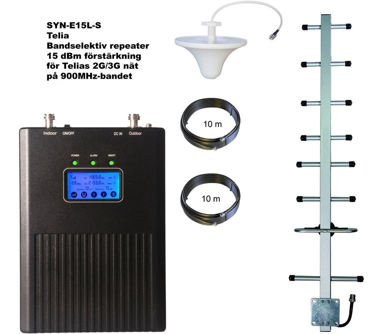 Paket  för Telia + 15dBm med en inomhusantenn 900Mhz