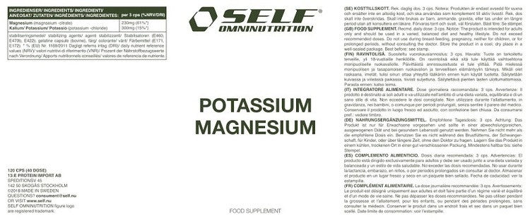 Potassium Magnesium 120tabs
