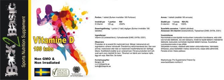 D-Vitamin 180 tabl