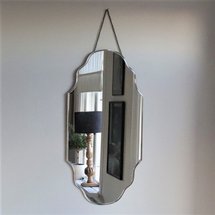 Spegel Bevellini L med fasade kanter