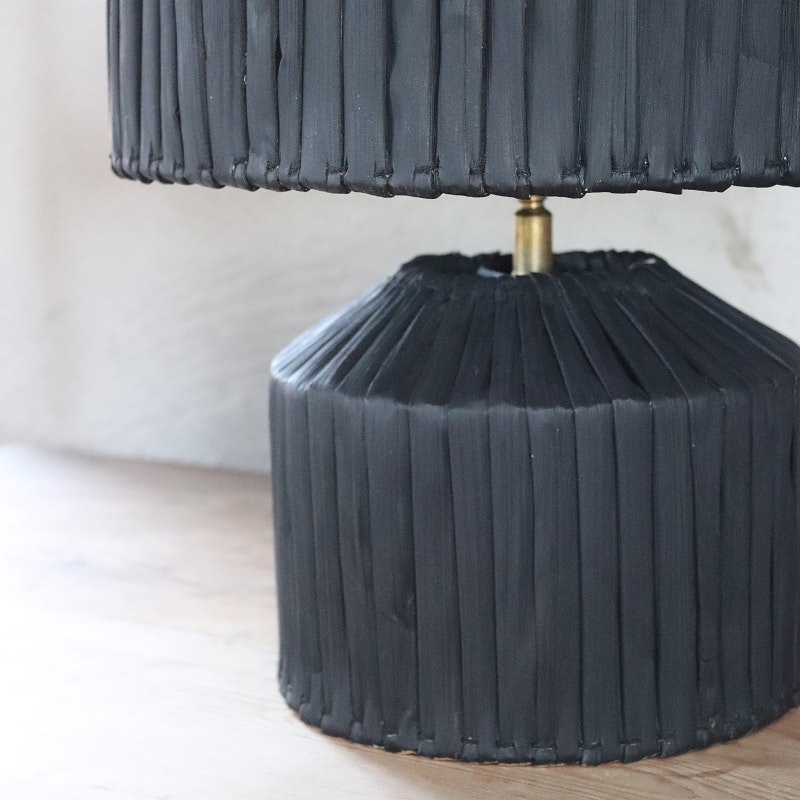 Lampa Bosson med skärm, svart