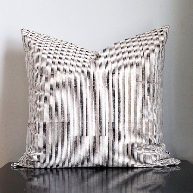Kuddfodral Hannes 100% bomull, handtryckt