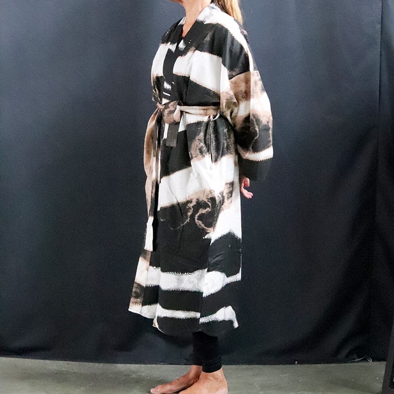 Kimono,  mönstrad