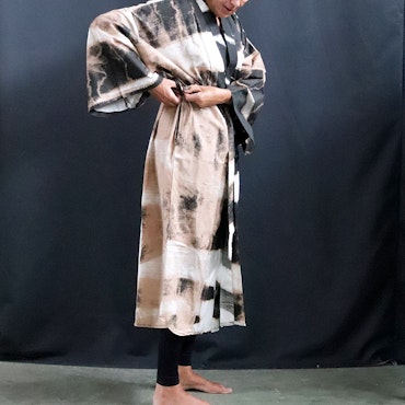 Kimono,  mönstrad