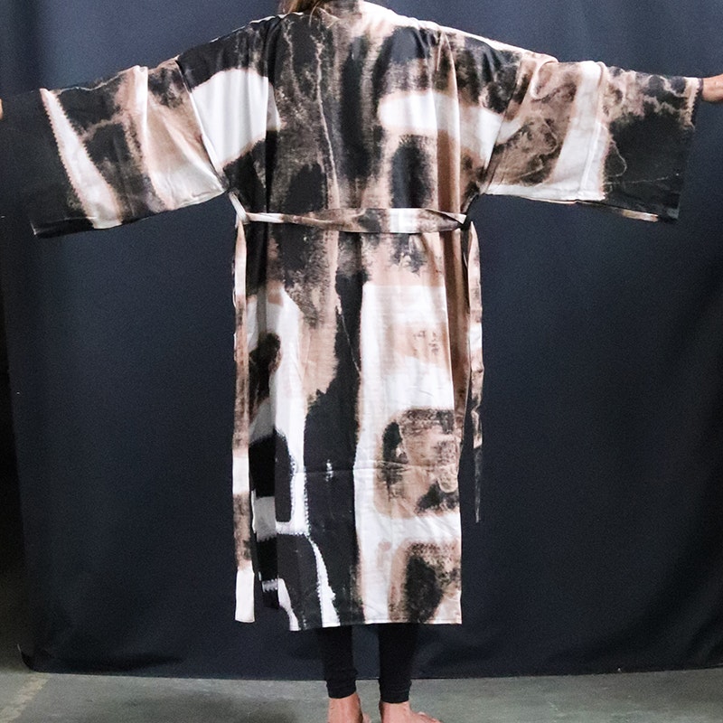 Kimono,  mönstrad