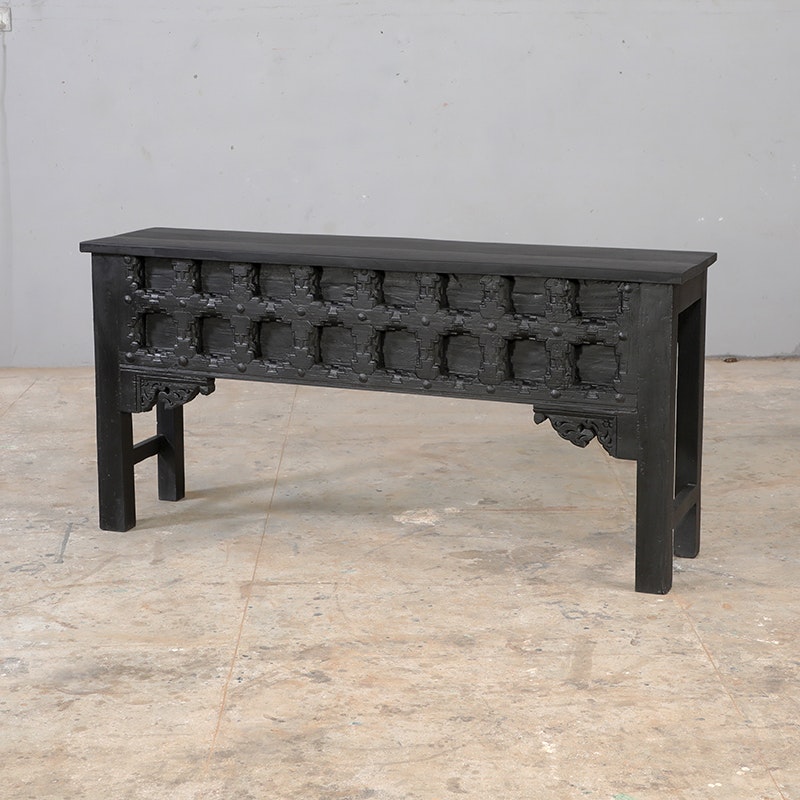 Vintage sideboard Viviann, svart