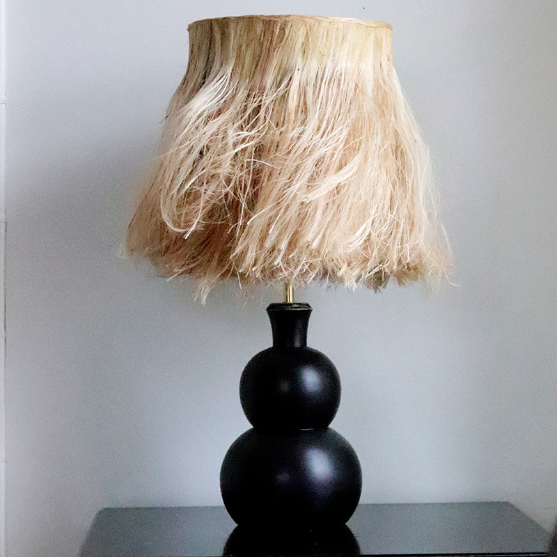 Lampskärm Dezert i torkat gräs, natur