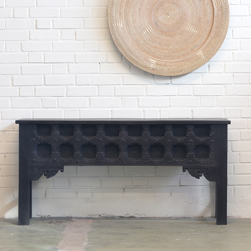 Vintage sideboard Viviann, svart
