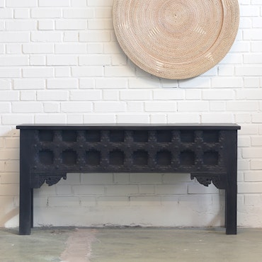 Vintage sideboard Viviann, svart