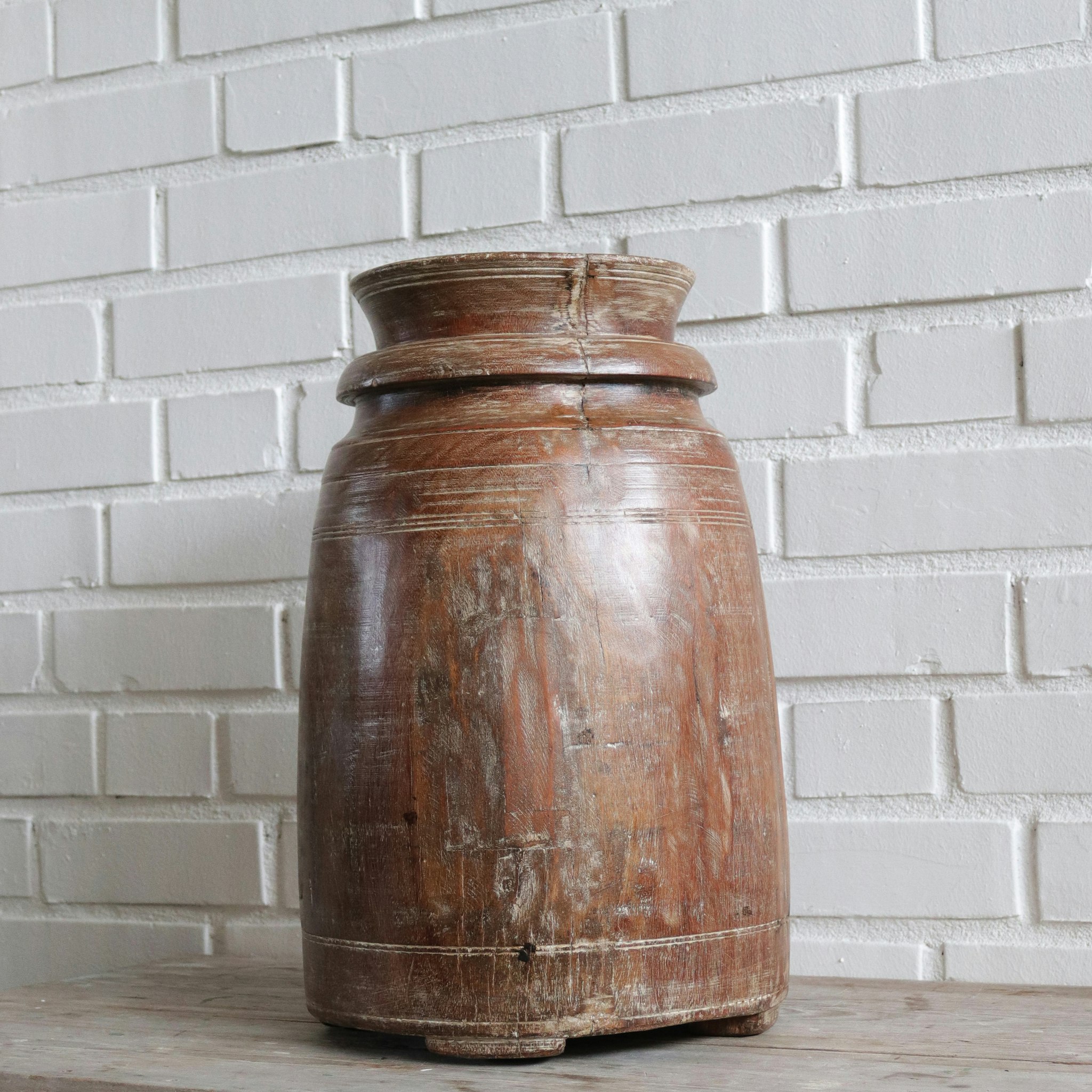 Urna i trä, vintage