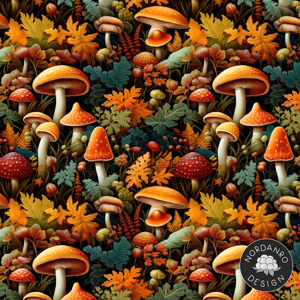 Mushroom Forest Jersey // 70cm