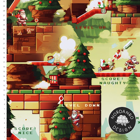 Gaming Retro Santa Jersey