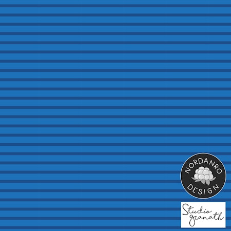 Stripes Blue Jersey 2a handsortering // 50cm