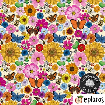 Blomsteräng Creme (13) Jersey