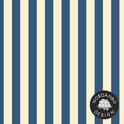 Stripes Deep Blue Creme Jersey OBS läs info.