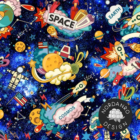 Spaced Out French Terry // 1,1m