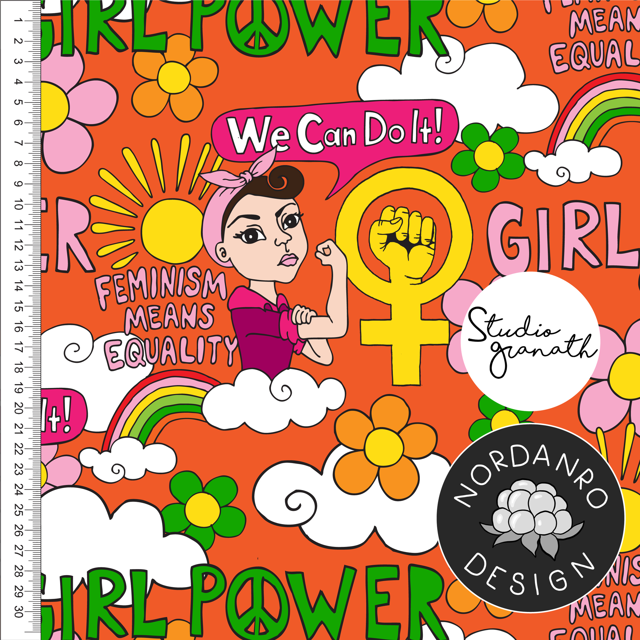 Girl Power Orange Jersey